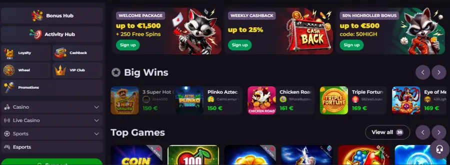 Rockyspin casino